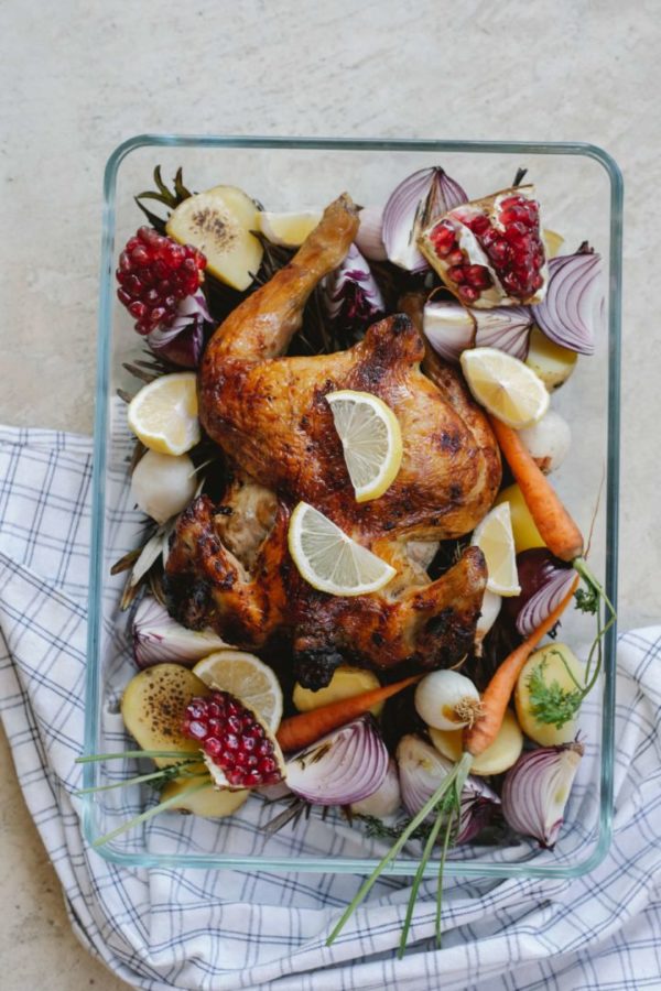 cooked chicken