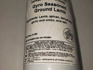 Gyro Seasoned Ground Lamb
